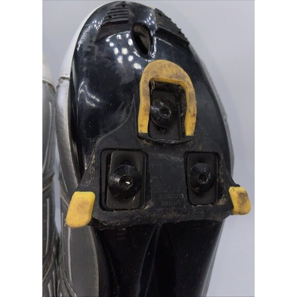 Shimano SH-R085 Men's Road Cycling Bicycle Shoes Silver White 44 EUR 9.7 US - Picture 9 of 16